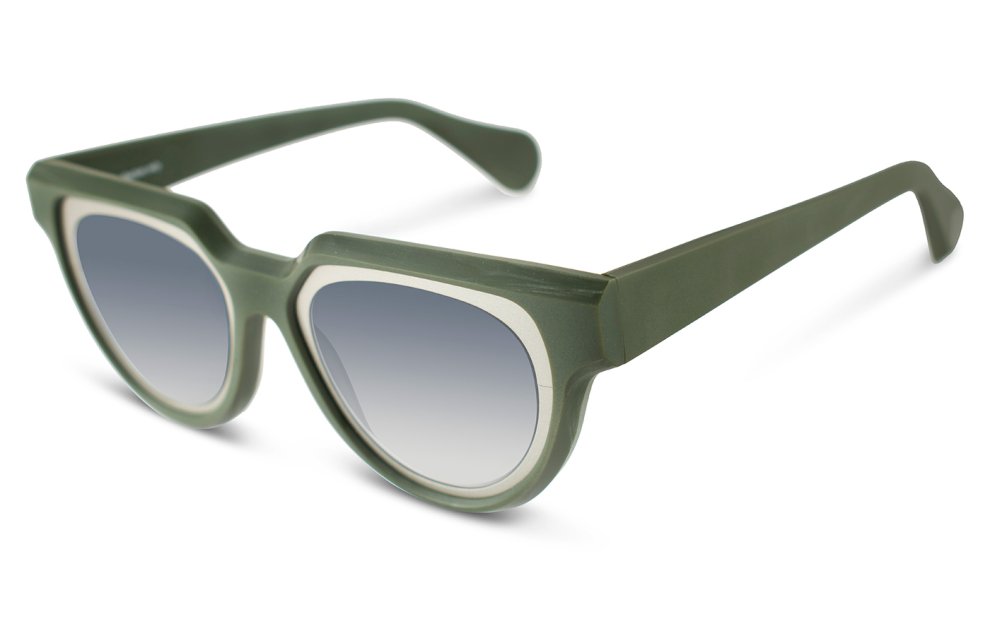 Theo - Mille +91 - Solid militar green / pepper white