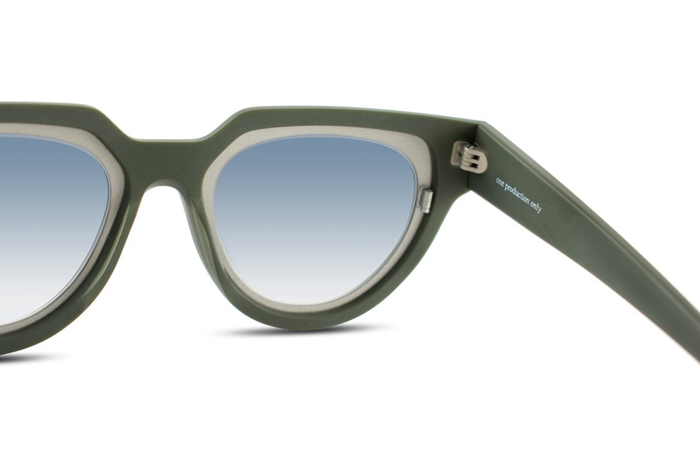 Theo - Mille +91 - Solid militar green / pepper white