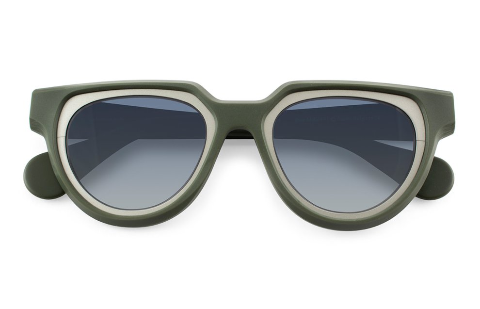 Theo - Mille +91 - Solid militar green / pepper white