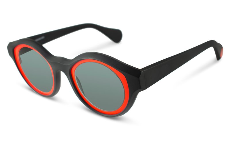 Theo - Mille +94 - black / fluo red