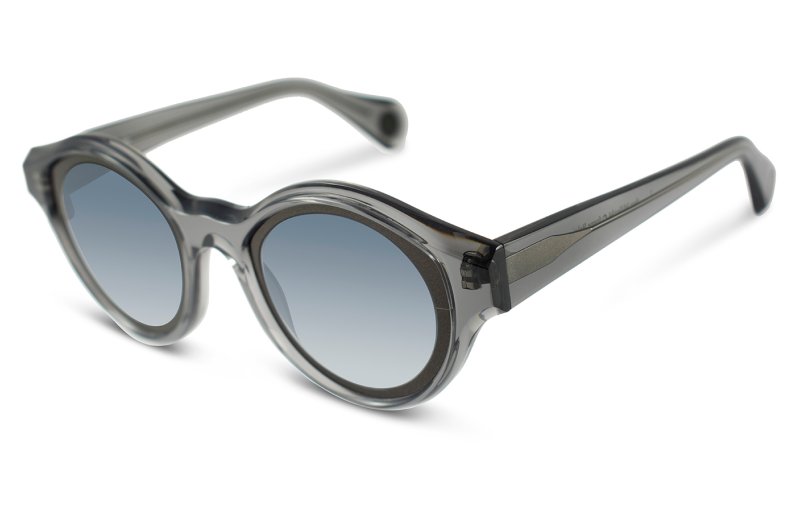 Theo - Mille +94 - Transparent graphite grey / citrus black