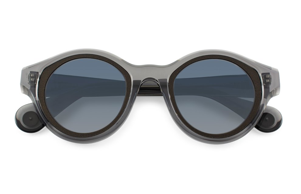 Theo - Mille +94 - Transparent graphite grey / citrus black